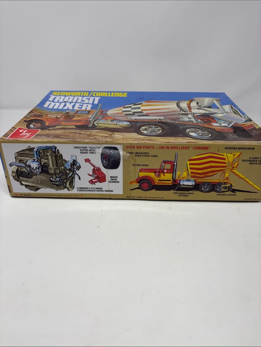 AMT super detailed 1/25 scale amt1215/06 Transit Mixer Toy Truck